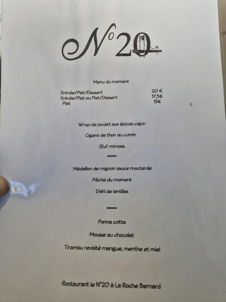 Le N°20 la roche Bernard - Menu Image 3